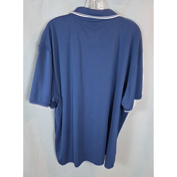 Greg Norman Golf Polo Shirt Mens Size XXXL Play Dry Short Sleeve Blue - Picture 2 of 6